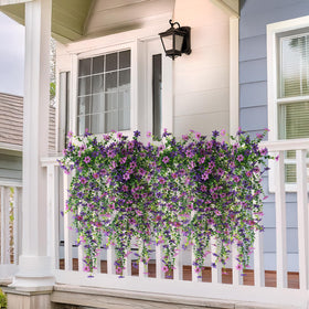 Two-pack design fits multiple planters, balconies, and entryways