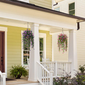 No-fade color maintains vibrant purple hues year-round