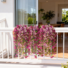 ZFProcess pansy hanging flowers outdoor decor for garden spaces