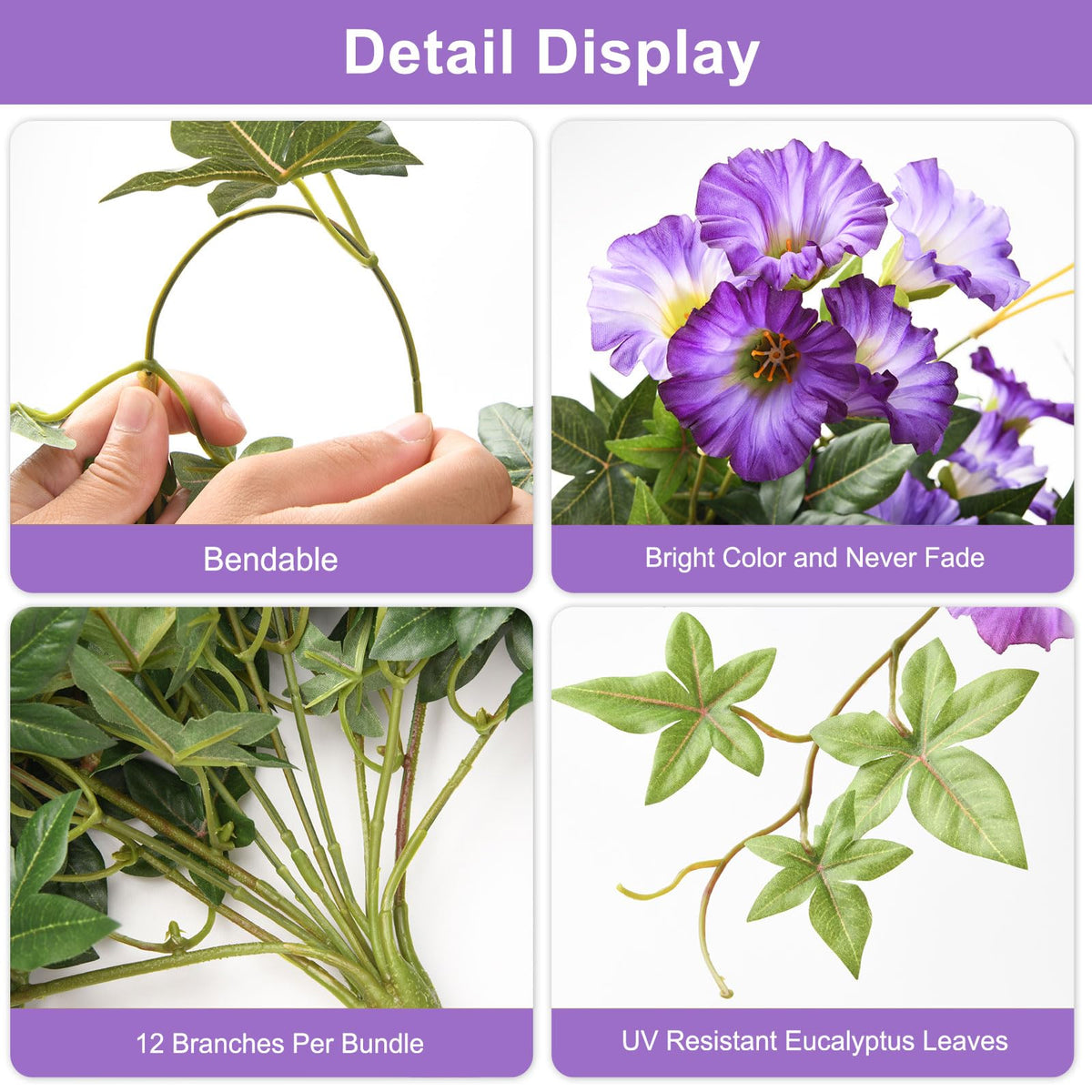 ZFProcess realistic florals with evergreen look for year-round decor