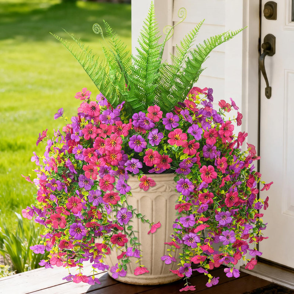 ZFProcess silk daisy outdoor flowers for porch decoration with lifelike color and texture