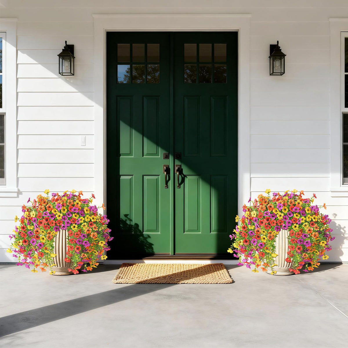 ZFProcess two-branch daisy set is easy to hang on walls.