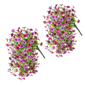 ZFProcess UV-resistant daisies endure sun and wind while brightening any outdoor wall.