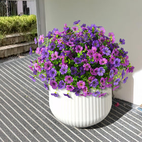 ZFProcess windows-box decor refreshes entryways with bold, realistic blooms