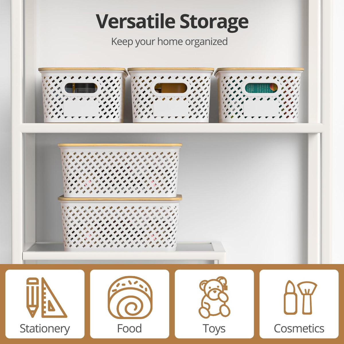 ZFTMRR versatile storage for office supplies, toys, and toiletries