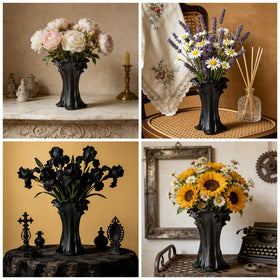 ZgdLScyF gift-ready gothic vase for housewarmings and birthdays.