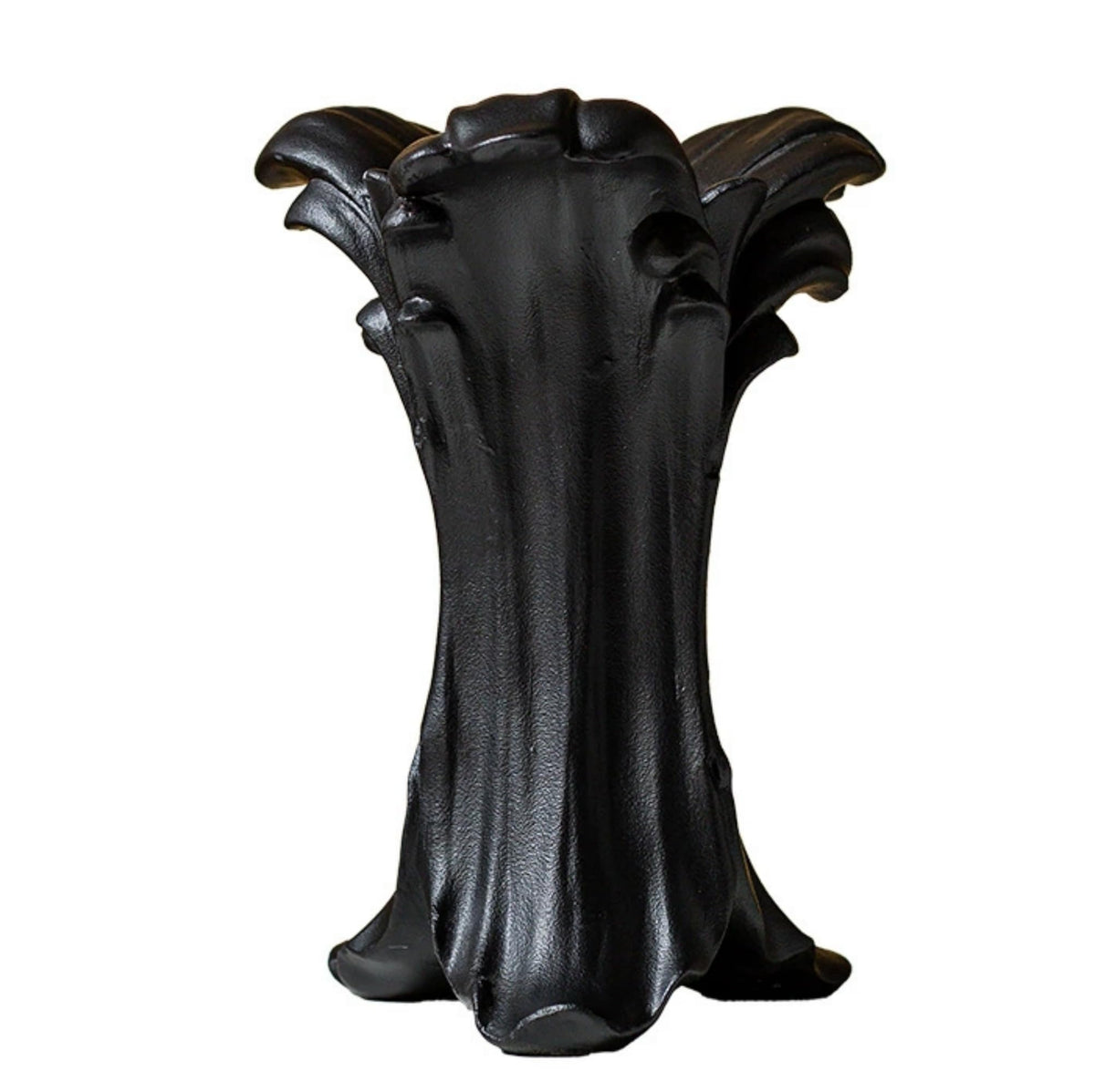 ZgdLScyF vintage gothic ceramic vase with matte black finish for dramatic centerpieces.