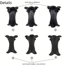 ZgdLScyF gothic ceramic vase showcased as a stylish bedroom accent.