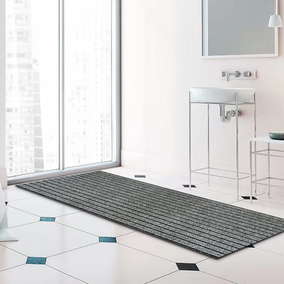 ZGR Runner Rug customizable sizes help fit stairs, mats, or shelves.