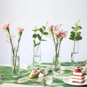 ZHAOHAI clear vase pairs well with birthday, Christmas, or Mother's Day decorations.
