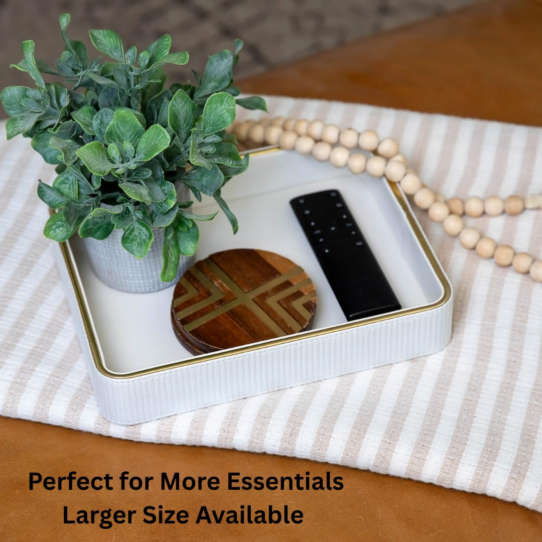 ZHEM gift-ready leather tray makes a thoughtful housewarming or holiday gift