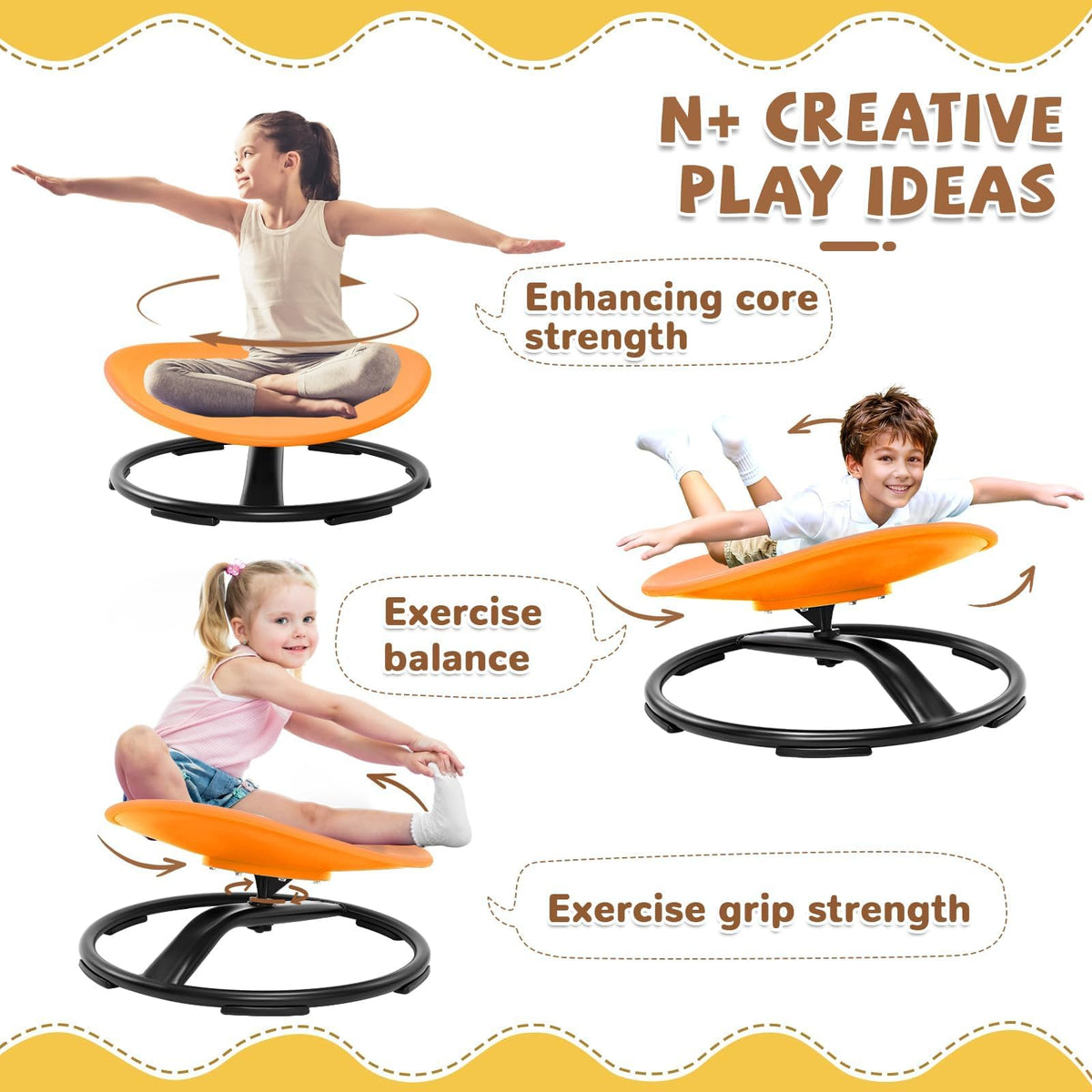 Zhenx ergonomic kids chair with durable plastic for easy cleanup after active sessions