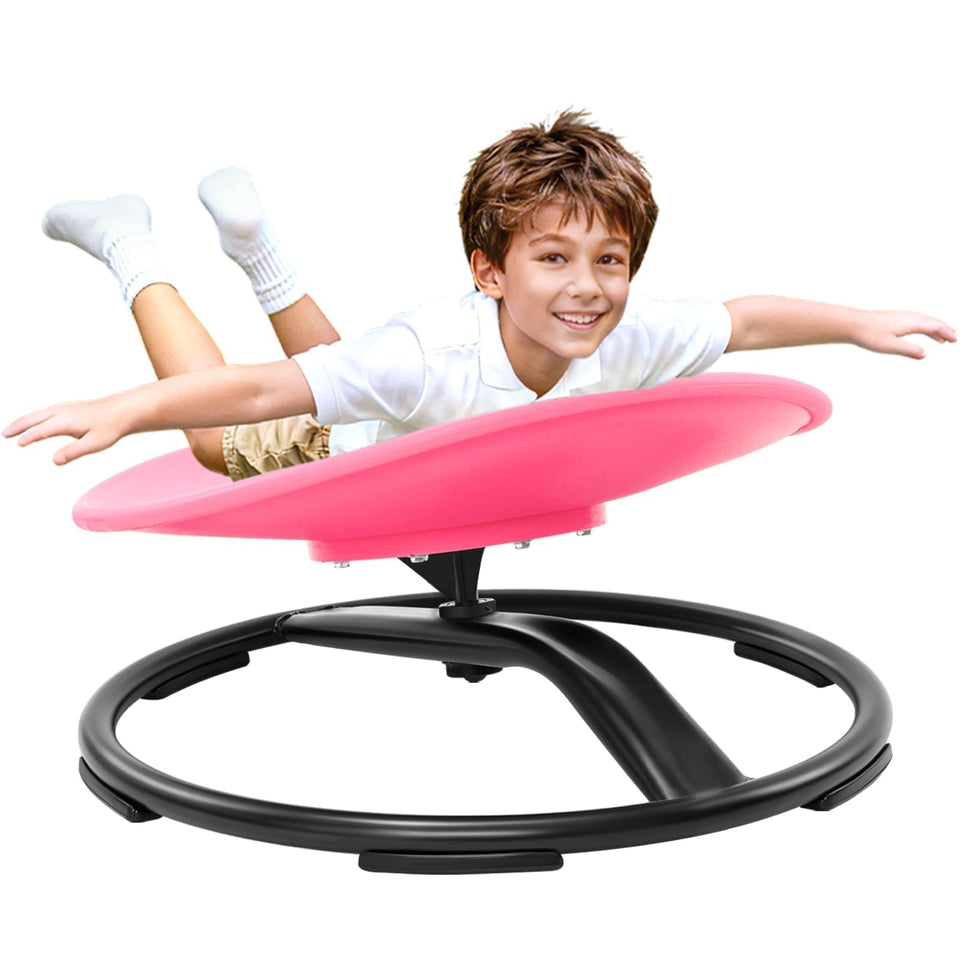 Zhenx Spinning Chair shows a 360 swivel base for immersive sensory play and focus.