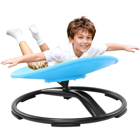 Zhenx Spinning Chair blue model supports calm, sensory-friendly play.