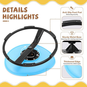 Zhenx Spinning Chair easy-clean surface makes maintenance quick.