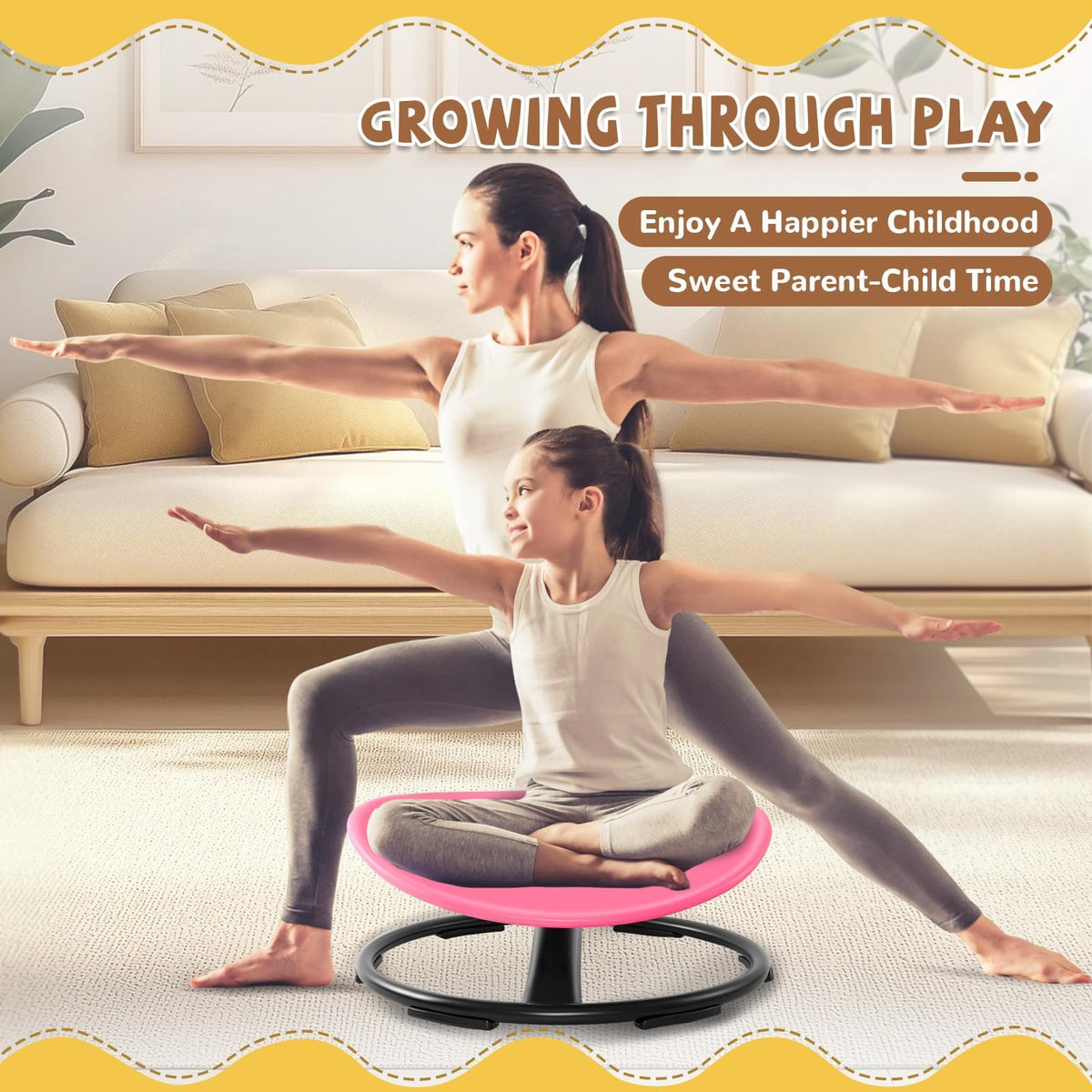 Zhenx Spinning Chair in a homeschool corner setup for focused breaks.
