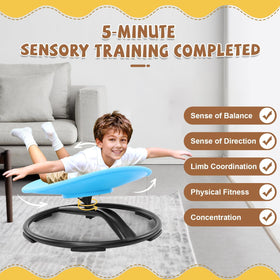 Zhenx Spinning Chair non-slip feet keep it stable during spins.