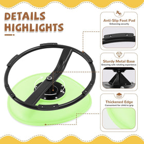 Zhenx sturdy metal base provides safe support during active movement.