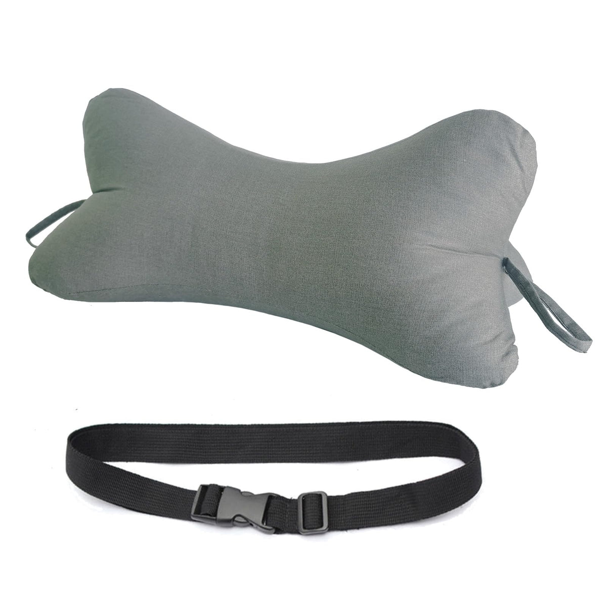 ZHIWEIKJ neck bone pillow close-up showing removable cover for easy cleaning.
