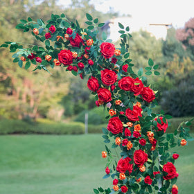 Zhixinyue decorative rose garland delivers durable beauty with low maintenance.