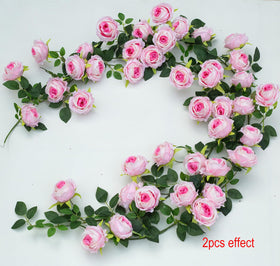 Zhixinyue handmade silk roses on a durable vine for long-lasting beauty.