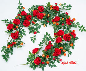 Zhixinyue hanging rose garland suits living rooms and event backdrops.