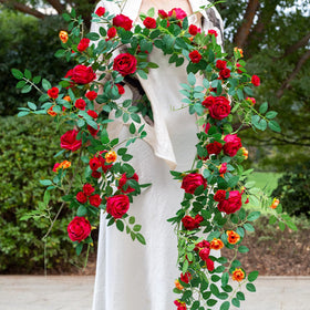 Zhixinyue silk rose flowers closeup highlights delicate petals and lifelike texture.