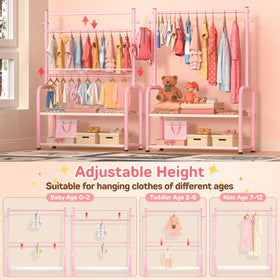 ZHKINGGS baby toddler storage basket adds versatile organization.