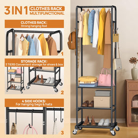 ZHKINGGS bottom storage rack keeps shoes or boxes within reach