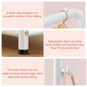 ZHKINGGS hooks and hanging rods maximize small-space organization