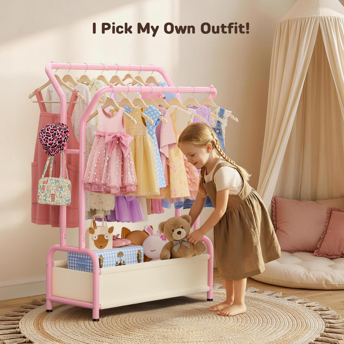 ZHKINGGS space-saving profile fits small bedrooms and nurseries