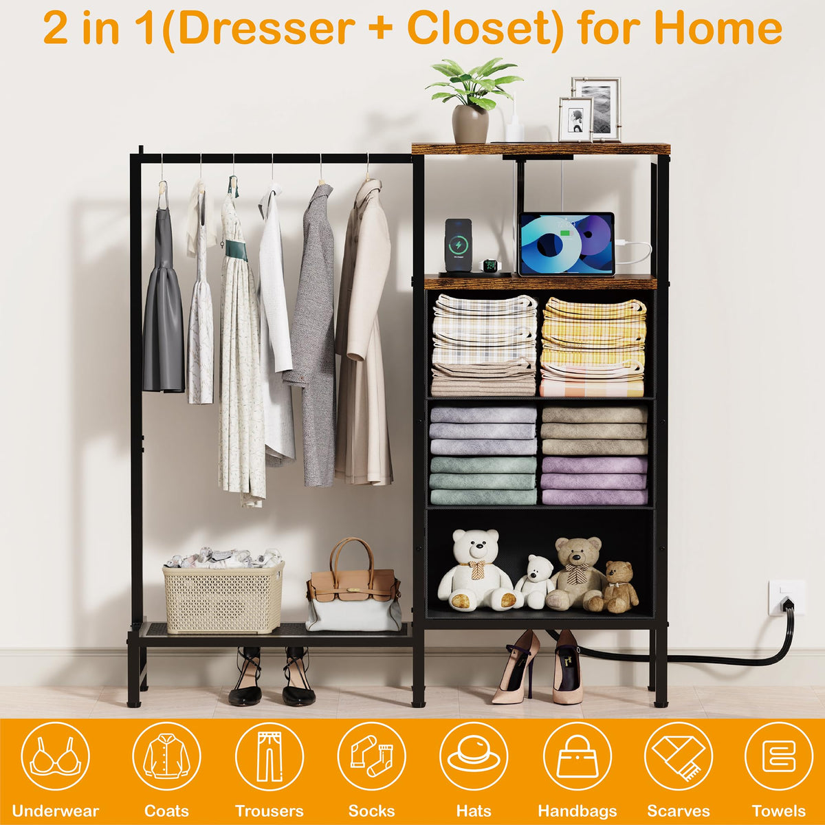 ZHNSYDN dresser reversible installation adapts to your room