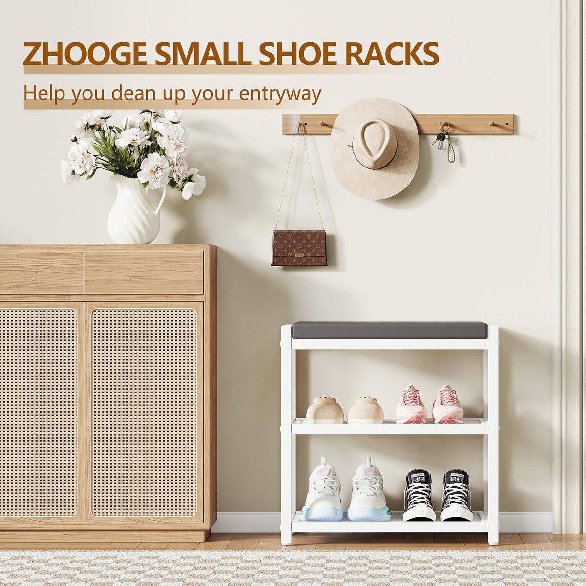 ZHOOGE assembly tools pictured with clear instructions for quick setup.
