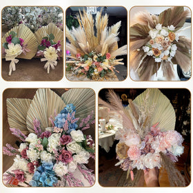 ZhouBoat dried reed grass collection for versatile arrangements