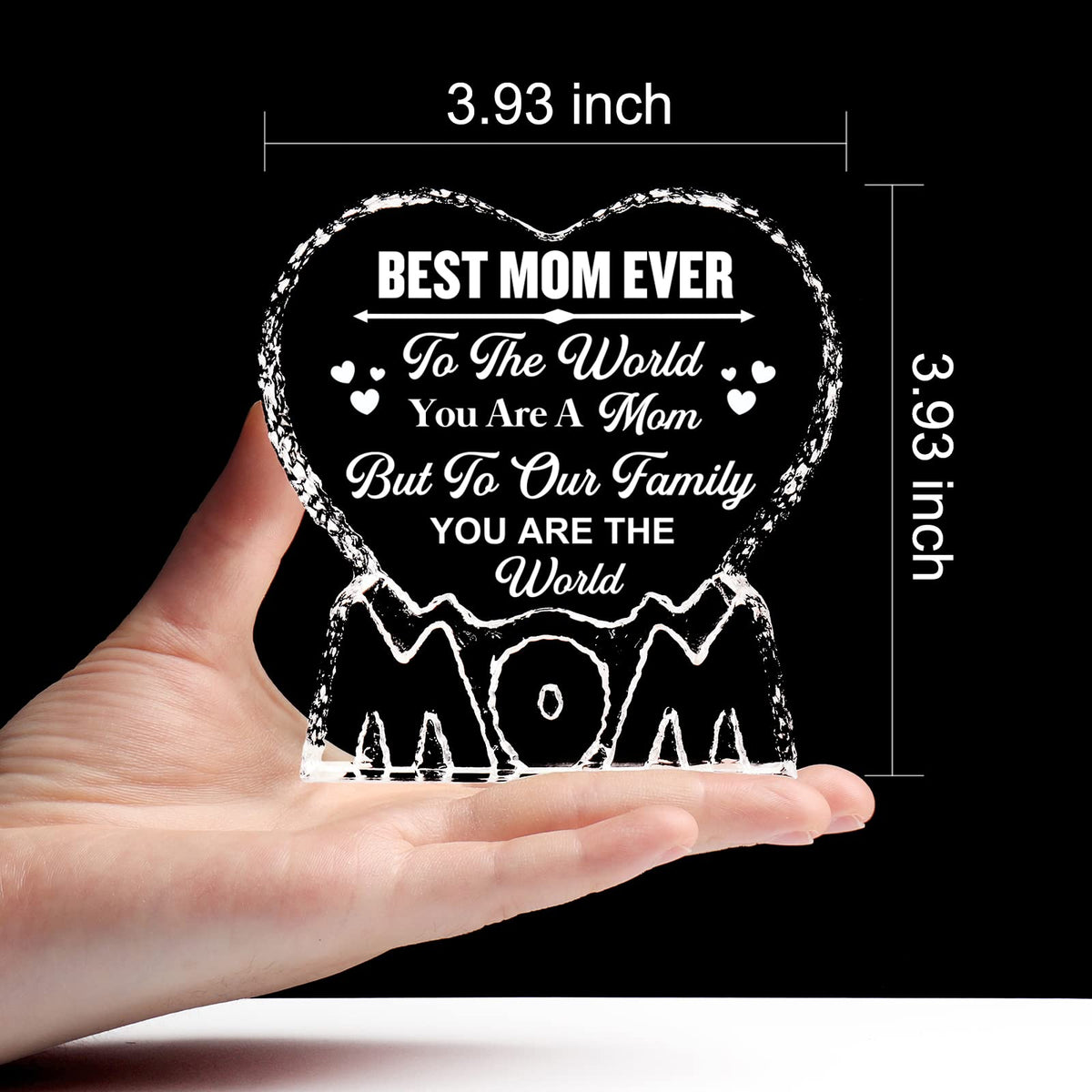 ZHSHWAT Valentines anniversary crystal present symbolizes enduring love.