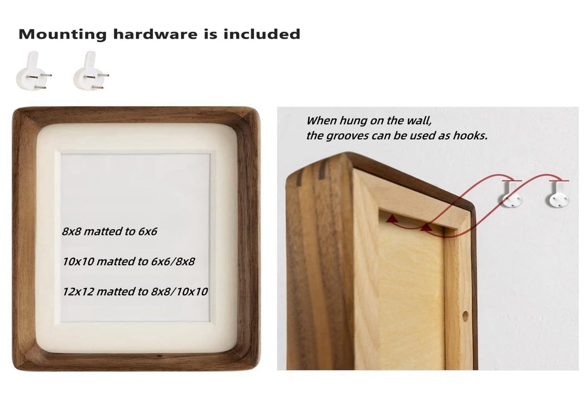 Zibrelte back view demonstrates simple wall hanging and flexible placement
