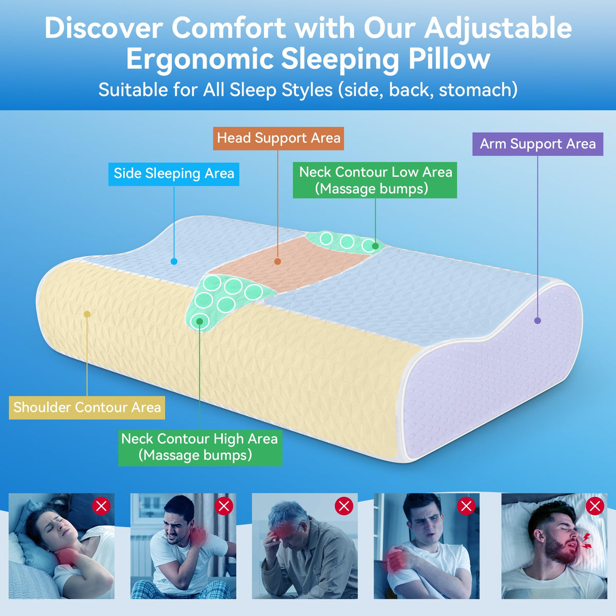 Zibroges cooling ice silk pillowcase stays soft and breathable overnight.