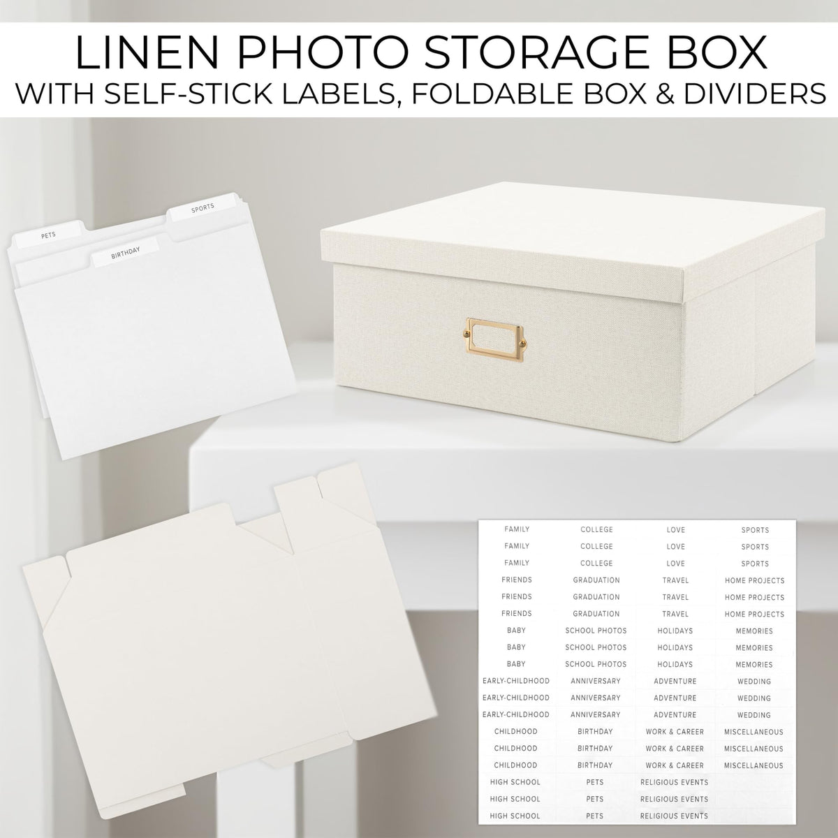 ZICOTO 1700-photo capacity keeps large collections neatly organized.