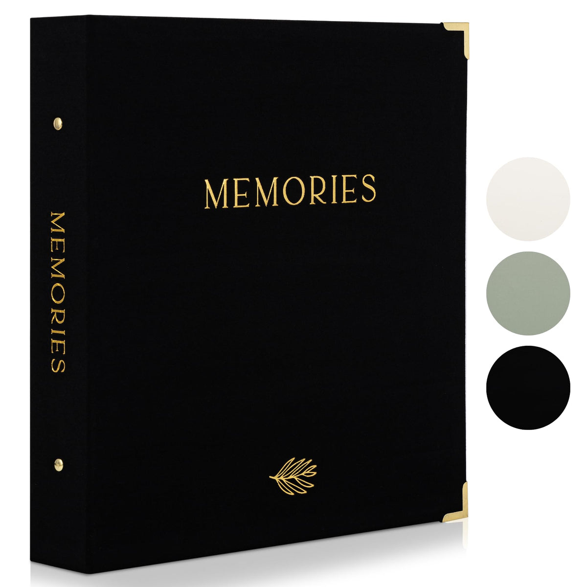 ZICOTO beautiful linen photo album cover with gold foil for stylish, durable keepsakes.