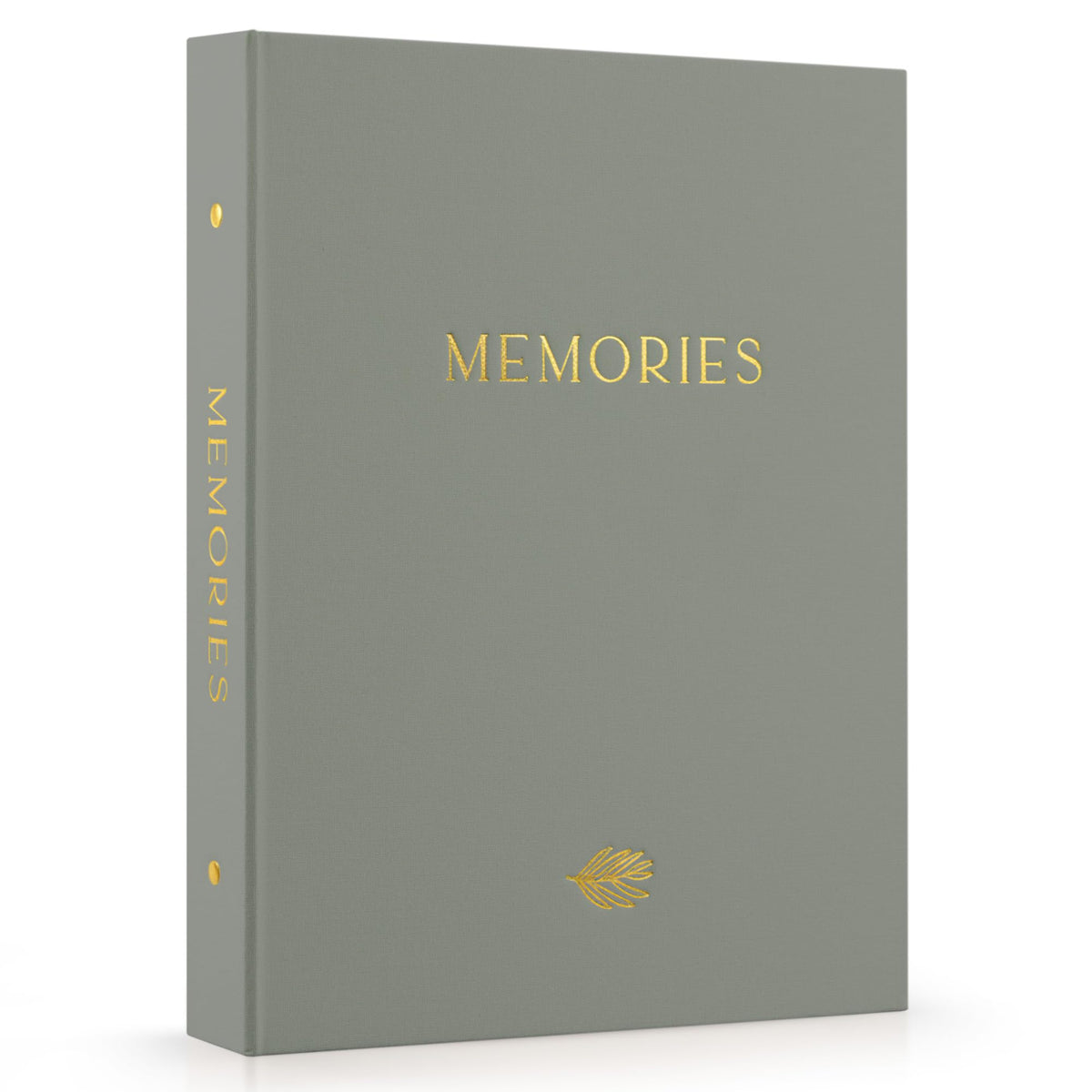 ZICOTO beautiful linen album cover in sage with premium durability for cherished memories.
