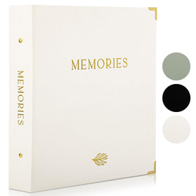 ZICOTO linen photo album cover protecting 4x6 memories with style