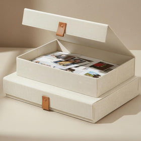 ZICOTO decorative baby keepsake box stylish memory storage.
