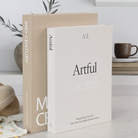 ZICOTO decorative books enhance office decor with a refined cohesive look