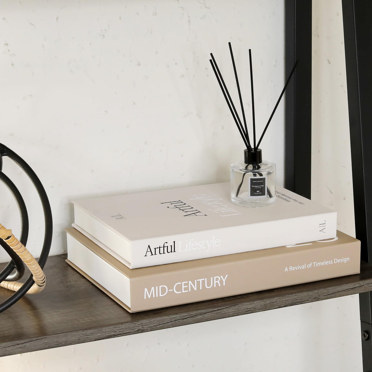 ZICOTO book boxes disguise items while enhancing shelf decor