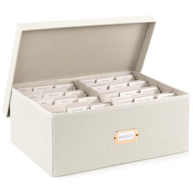ZICOTO decorative photo storage box lid: stylish cover protects memories.