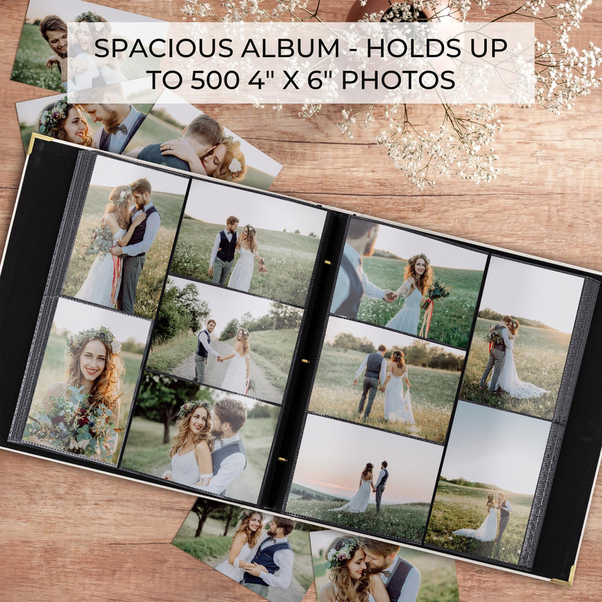 ZICOTO album edges and foil lettering add premium display appeal