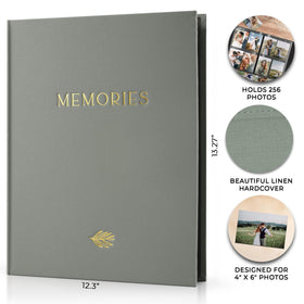 ZICOTO hardcover and protective pockets keep photos safe and pristine.