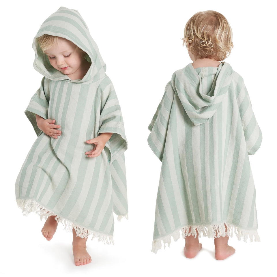 ZICOTO hooded toddler towel after bath provides cozy drying and easy wrap.