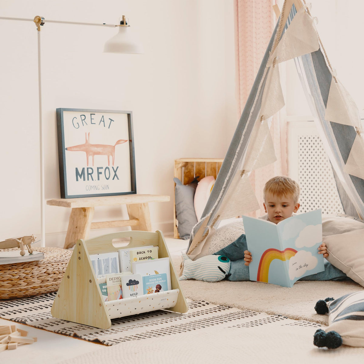 ZICOTO kids-reading-nook creates a cozy corner for stories and imaginative play.