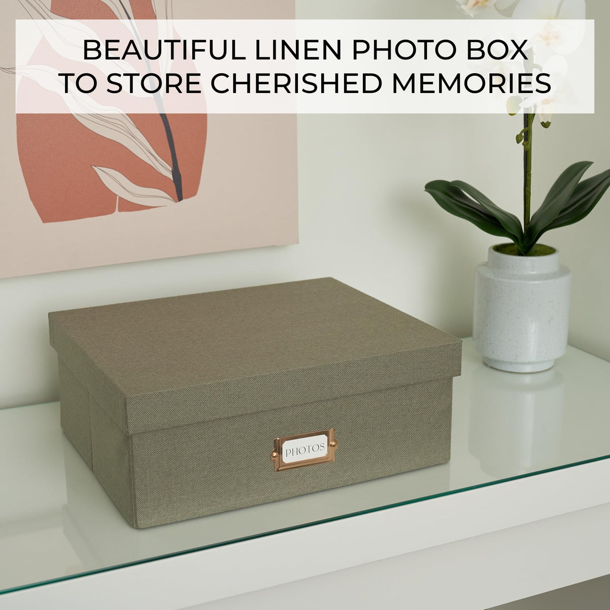 Built-in label holder in the ZICOTO box keeps captions accessible